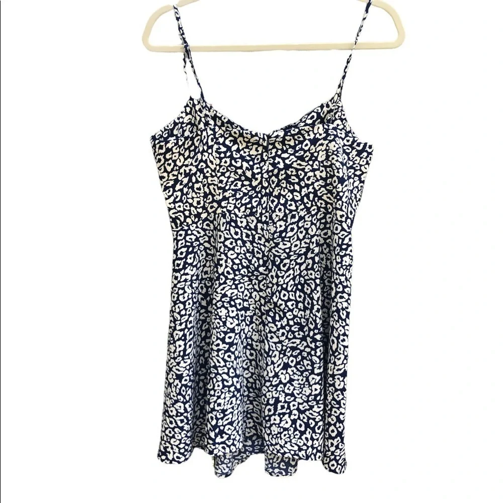 J.O.A LEOPARD PRINT COCKTAIL DRESS